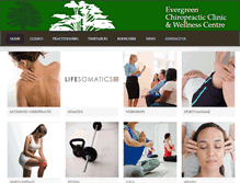 Tablet Screenshot of evergreenwellness.co.uk